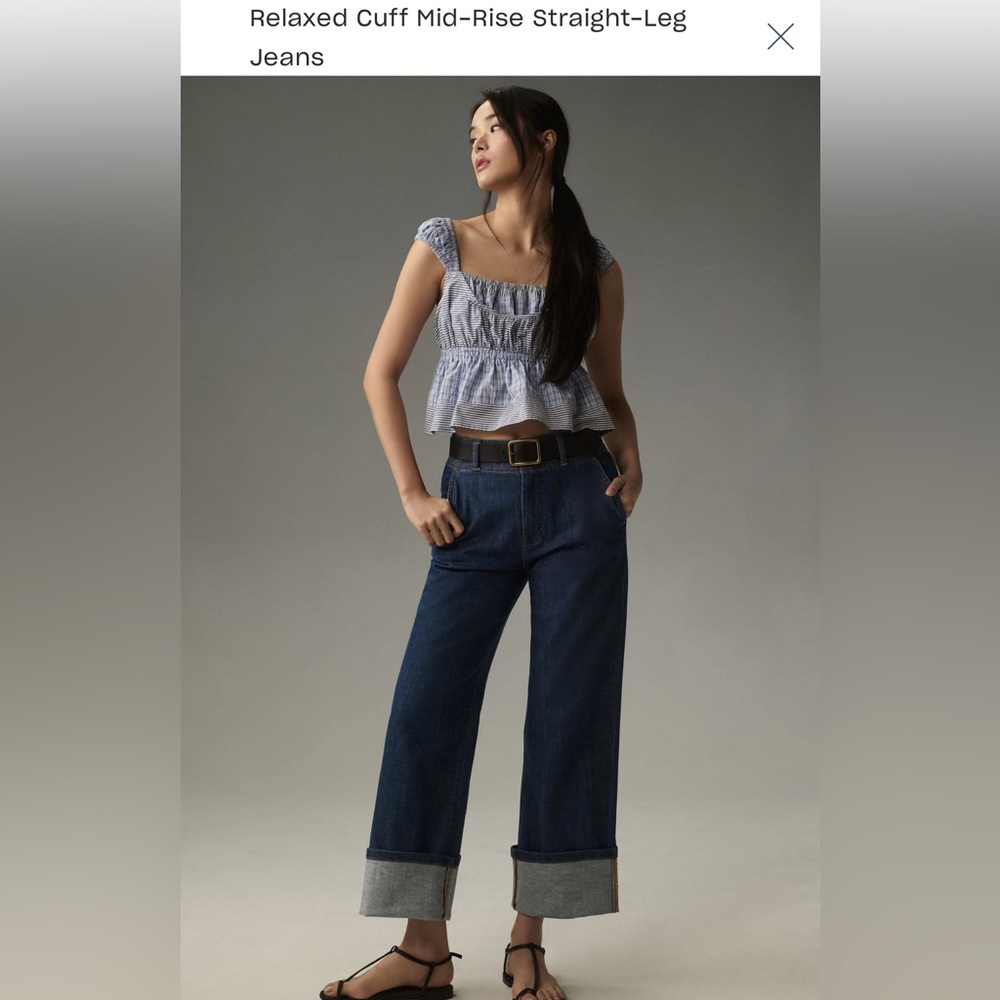 Anthropologie Pilcro cuff jeans